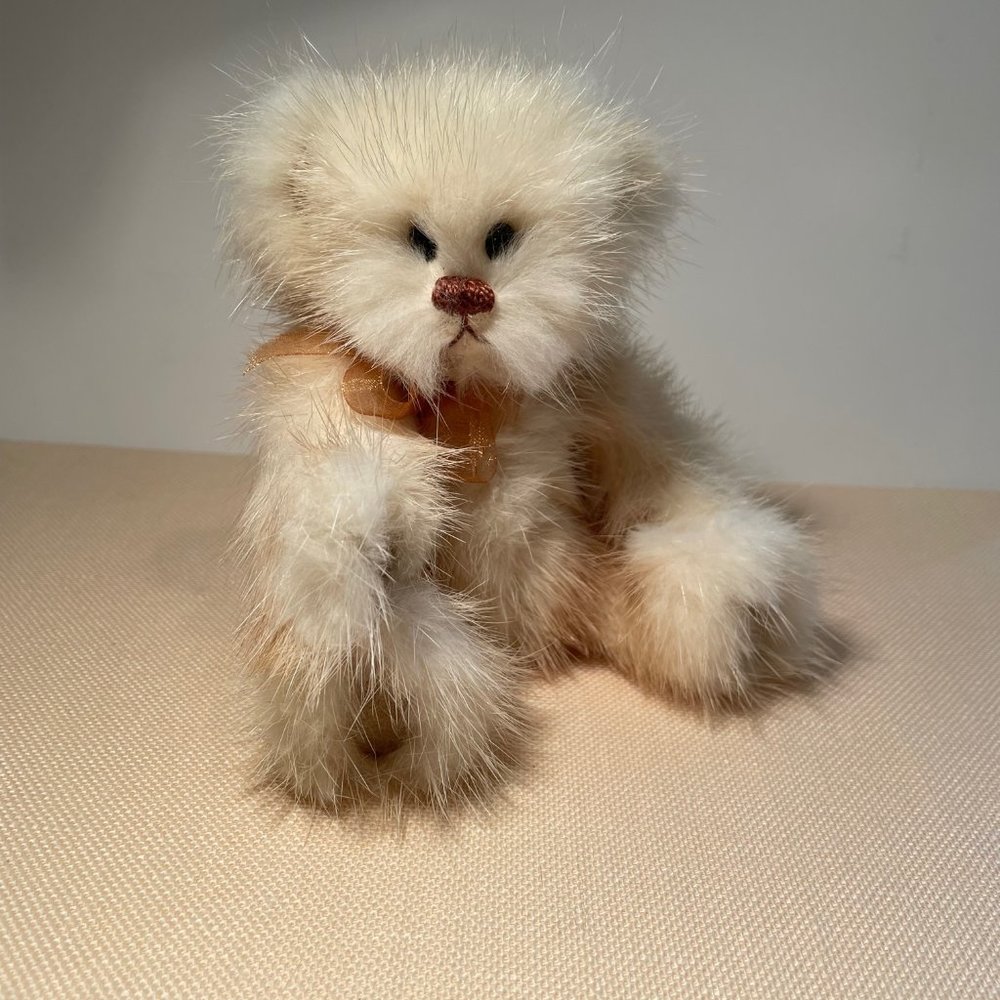 NWT Apricot Mink Fur Bear